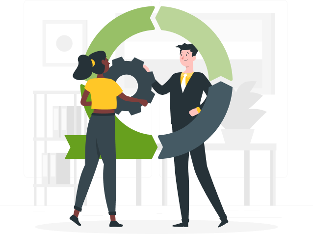 a girl and a boy animated image