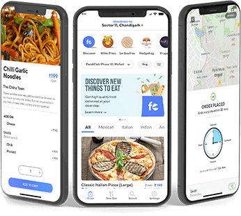 food app dashboard